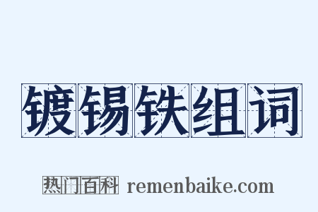 镀锡铁组词是什么意思的图片